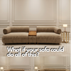 Your Sofa Can Do 3 Things -A Lounger, A Daybed, and a Bed at Night (And It Has a Side Table Built Right In)