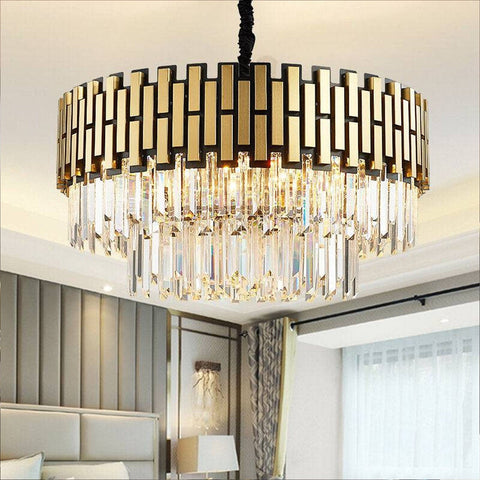 Antiquus Gold Crystal Chandelier