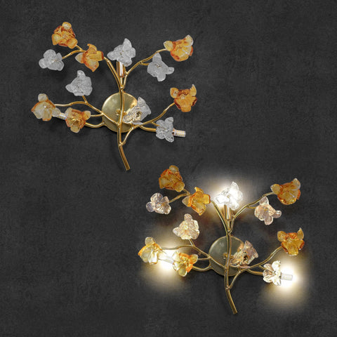 Floral Halo Radiance Wall Light