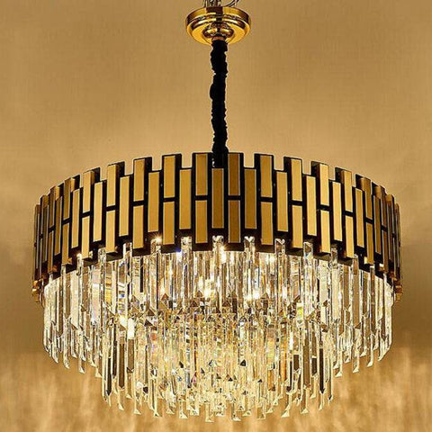 Antiquus Gold Crystal Chandelier