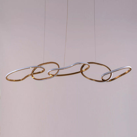 Abstract 5 Ring Dining Chandelier