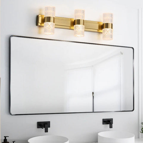 Adjustable GlowLite Acrylic Wall Mirror Light