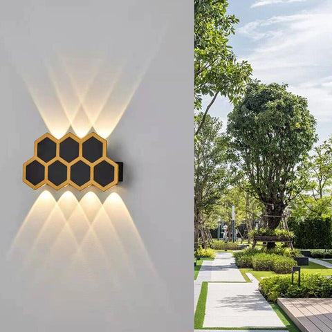 Batman Style Outdoor Wall Facade Light