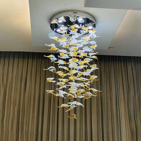 Autumn Leaves Chandelier