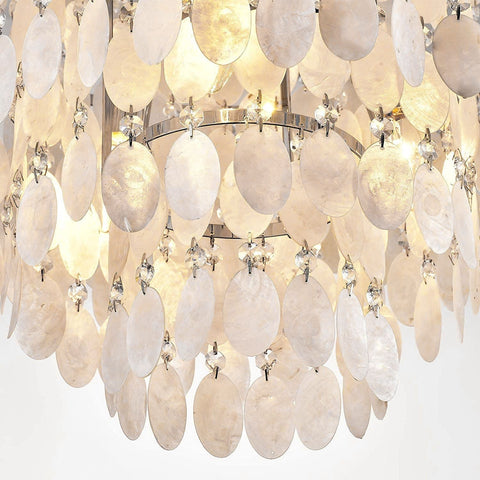 White Husks Chandelier