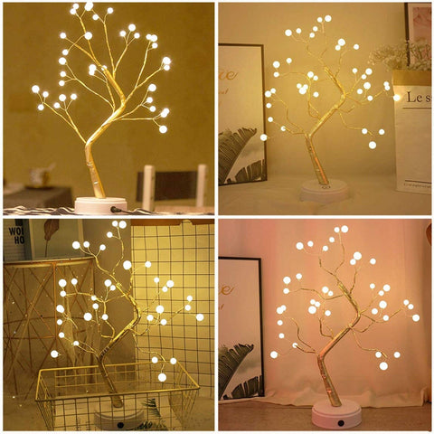 Decorative LED Auric Bonsai Tree Table Lamp