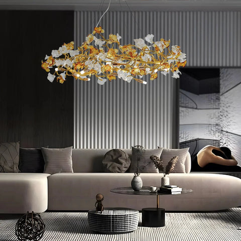 Floral Halo Radiance Chandelier