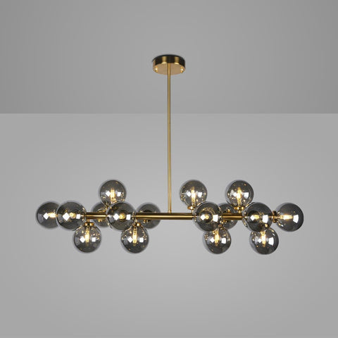 Bellus Catuli Smoke Glass Chandelier - 14 Heads