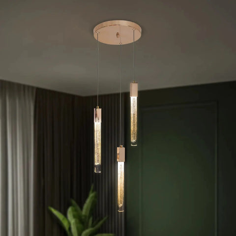 Crystal Beam Pendant Light