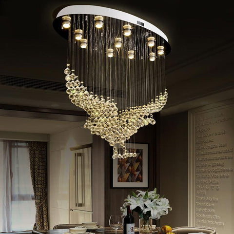 Flying Bird Crystal Chandelier