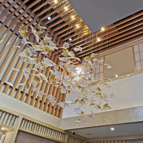 Autumn Leaves Chandelier