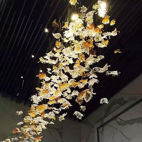 Autumn Leaves Chandelier