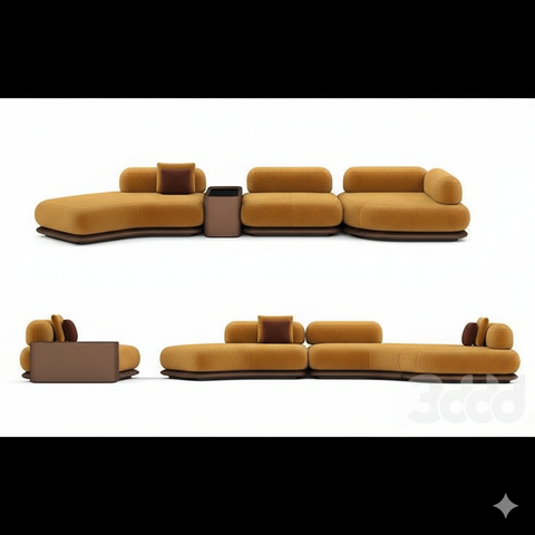 Venus Curved Sofa
