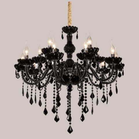 Black Diamond Crystal Chandelier