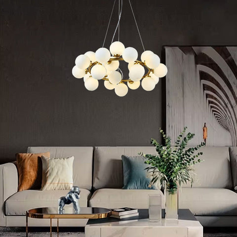 Bellus Catuli Round Modern Dining Chandelier