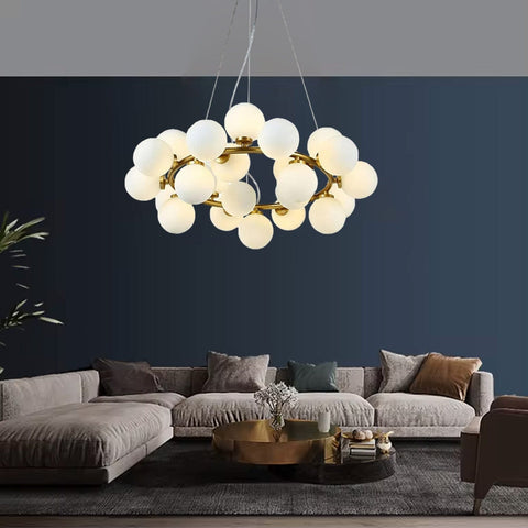 Bellus Catuli Round Modern Dining Chandelier