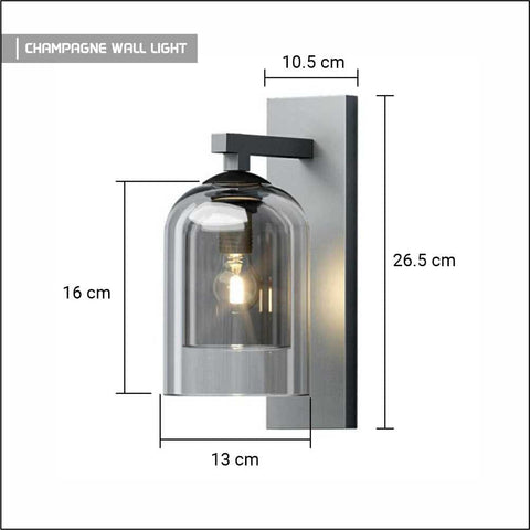 Champagne Wall Light