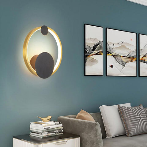 Double Luna Wall Light