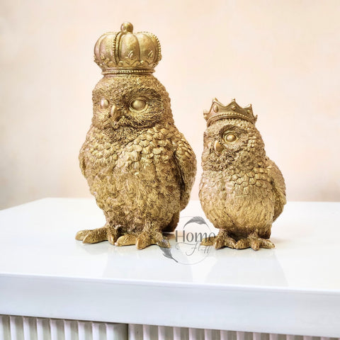 KING & QUEEN OWLS SET