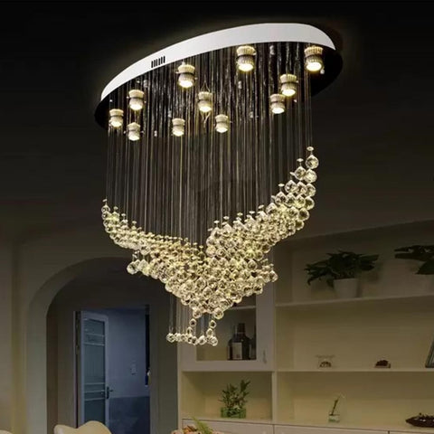 Flying Bird Crystal Chandelier