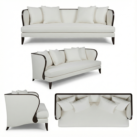 Larry Wood Sofa