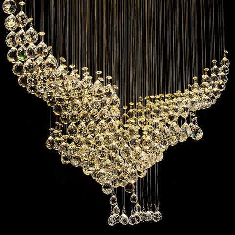 Flying Bird Crystal Chandelier