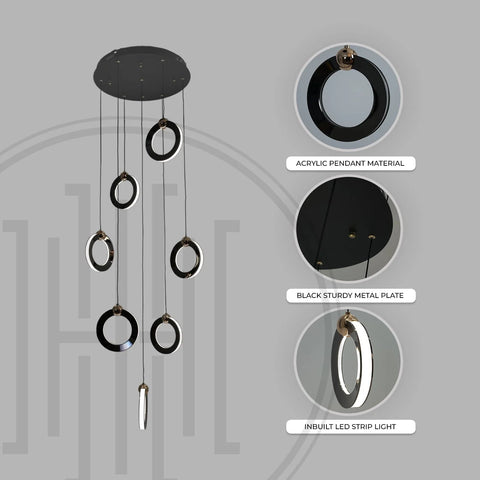 Aerial Rings Pendant Light