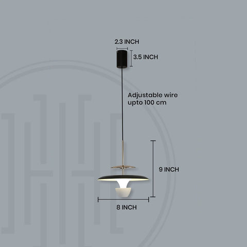 Arcus Minimal Temple Light - Hanging Light for Pooja Room