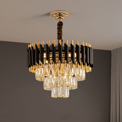 Black Mamba Round Chandelier