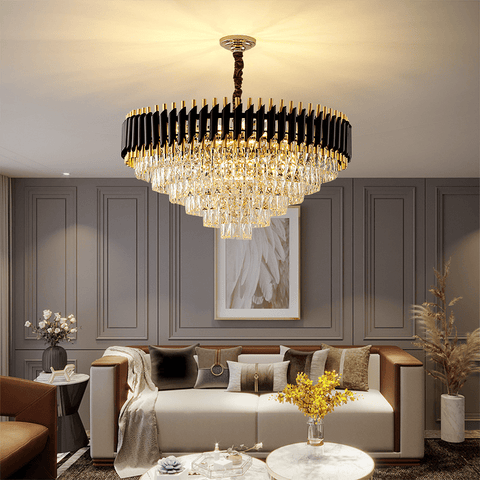 Black Mamba Round Chandelier