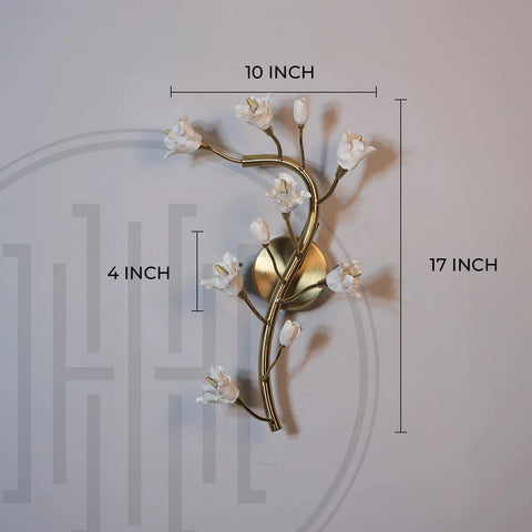 Blossom Arc Glow Wall Light