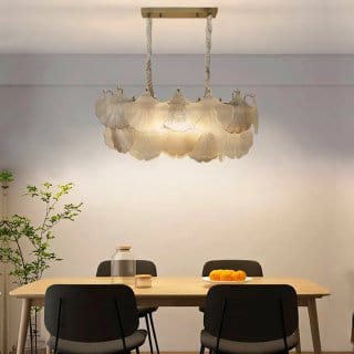 Botrytis Oval Leaf Chandelier