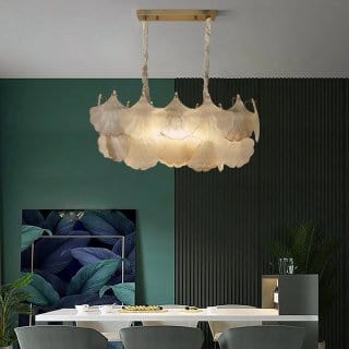 Botrytis Oval Leaf Chandelier