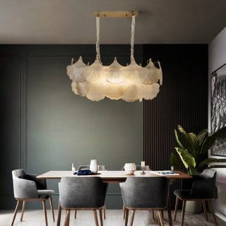 Botrytis Oval Leaf Chandelier