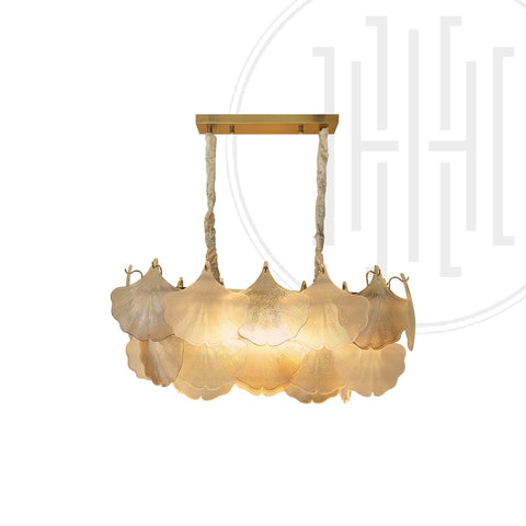 Botrytis Oval Leaf Chandelier