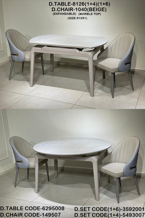 Ready to Ship Dining Table Set 6