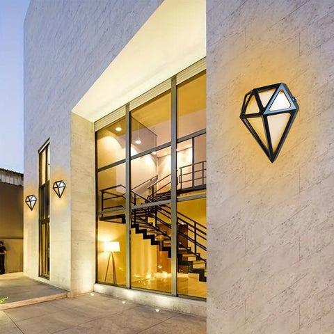 Diamond Shape Outdoor Wall Facade Light