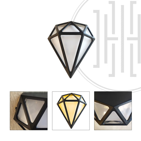 Diamond Shape Outdoor Wall Facade Light