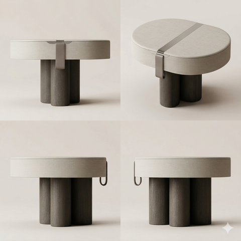 Almora Bed Sidetable