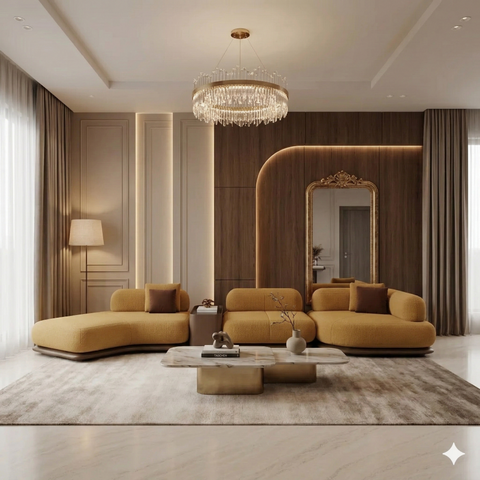 Venus Curved Sofa