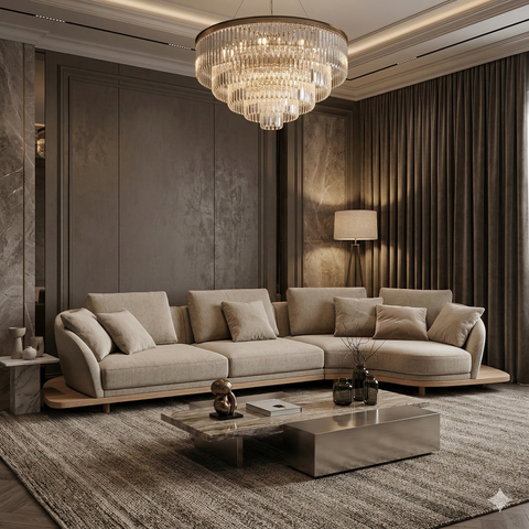 Evan Curved Sofa