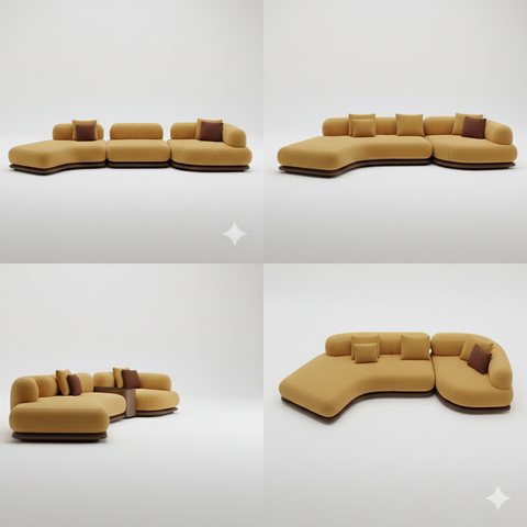 Venus Curved Sofa