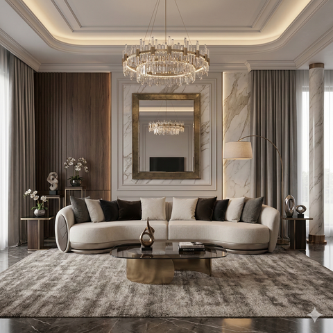 Torie Curved Sofa