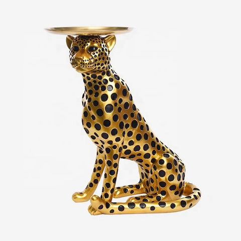 REGAL CHEETAH ACCENT TABLE