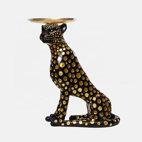 REGAL CHEETAH ACCENT TABLE