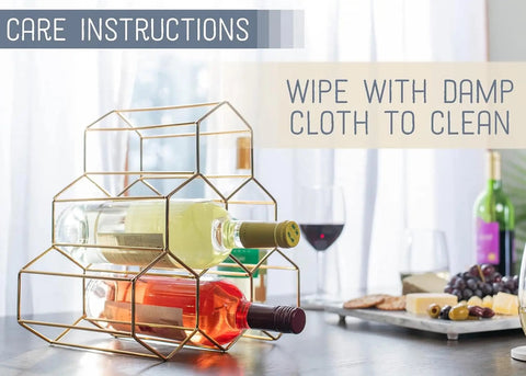 HONEYCOMB WINE HOLDER