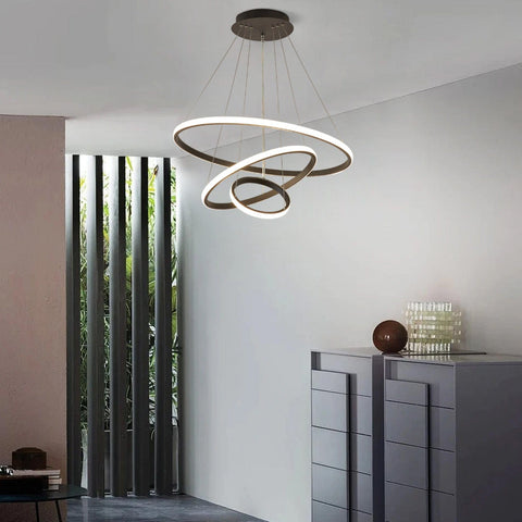 Luminous Halo Chandelier