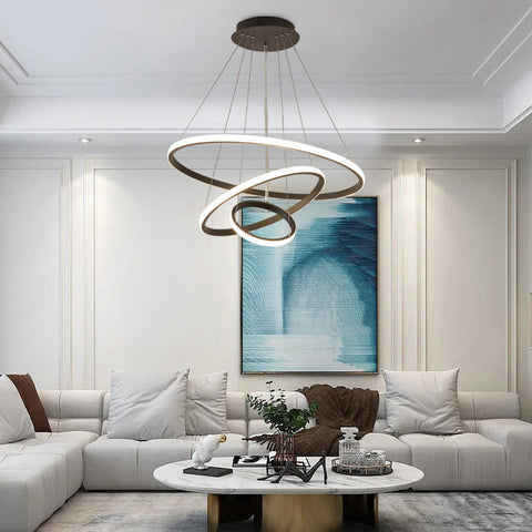 Luminous Halo Chandelier