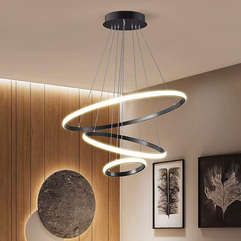 Luminous Halo Chandelier