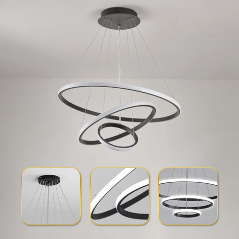 Luminous Halo Chandelier